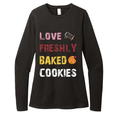 Love Freshly Baked Cookies Cool Gift Womens CVC Long Sleeve Shirt