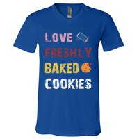 Love Freshly Baked Cookies Cool Gift V-Neck T-Shirt