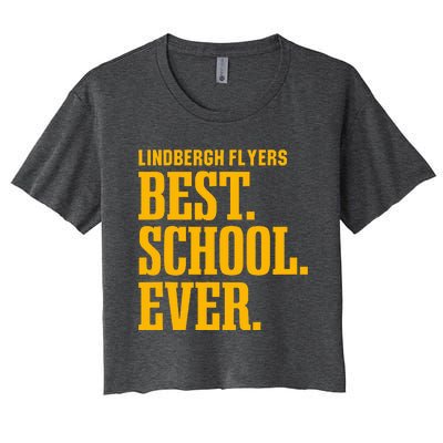 Lindbergh Flyers Best Ever Hs Women's Crop Top Tee