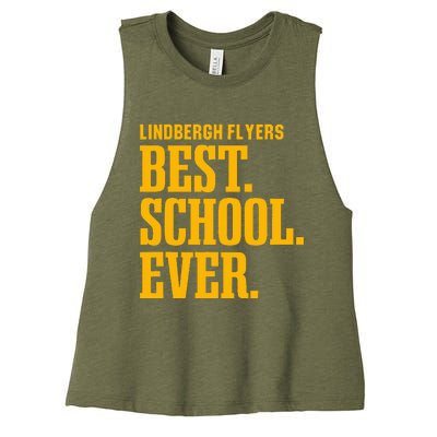 Lindbergh Flyers Best Ever Hs Women's Racerback Cropped Tank