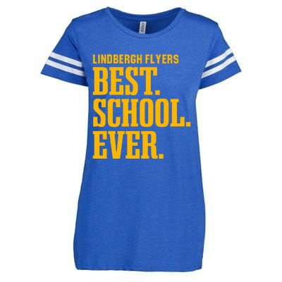 Lindbergh Flyers Best Ever Hs Enza Ladies Jersey Football T-Shirt