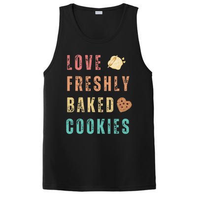 LOVE FRESHLY BAKED COOKIES PosiCharge Competitor Tank