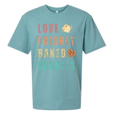 LOVE FRESHLY BAKED COOKIES Sueded Cloud Jersey T-Shirt