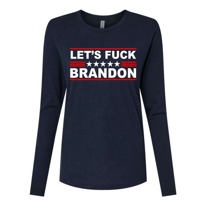 Let's F Brandon LGB FJB Funny Womens Cotton Relaxed Long Sleeve T-Shirt