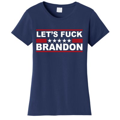 Let's F Brandon LGB FJB Funny Women's T-Shirt