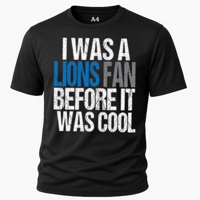 Lions Fan Before It Was Cool Lions Gear Cooling Performance Crew T-Shirt