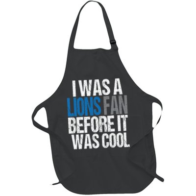 Lions Fan Before It Was Cool Lions Gear Apron