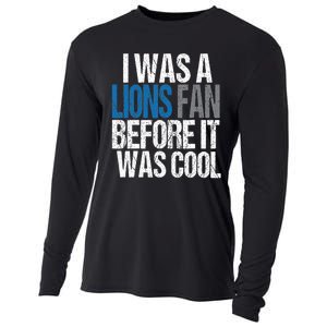 Lions Fan Before It Was Cool Lions Gear Cooling Performance Long Sleeve Crew