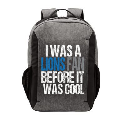 Lions Fan Before It Was Cool Lions Gear Vector Backpack