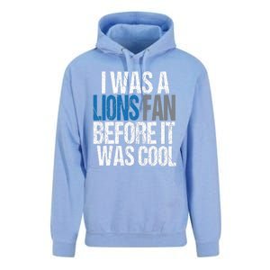 Lions Fan Before It Was Cool Lions Gear Unisex Surf Hoodie