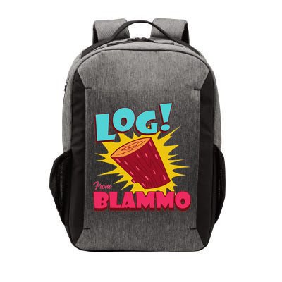 Log From Blammo Ren And Stimpy Funny Vector Backpack