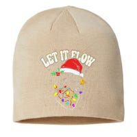 Letit Flows Cardiac Nurse Xmas Cardiology Nurse Christmas Sustainable Beanie