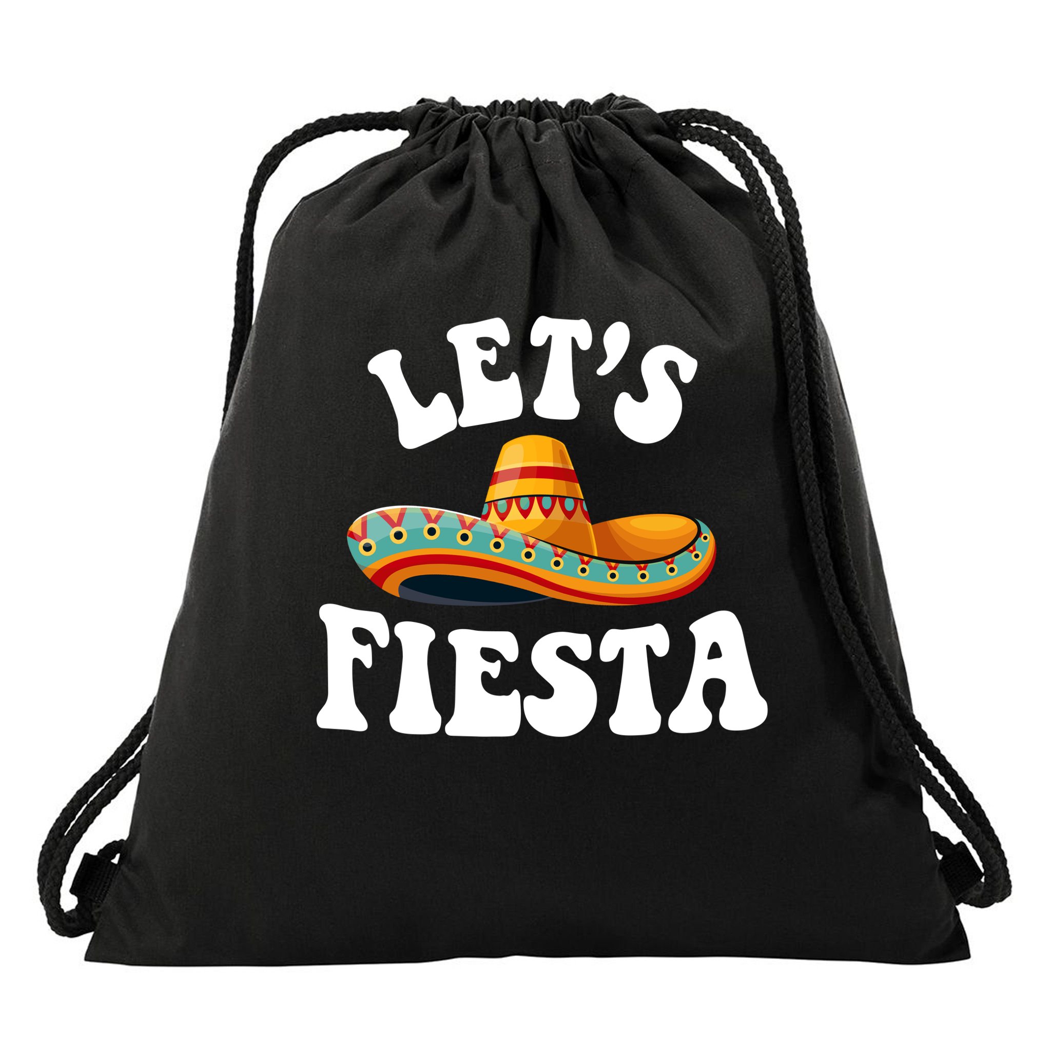 Lets Fiesta Cinco De Mayo Drawstring Bag
