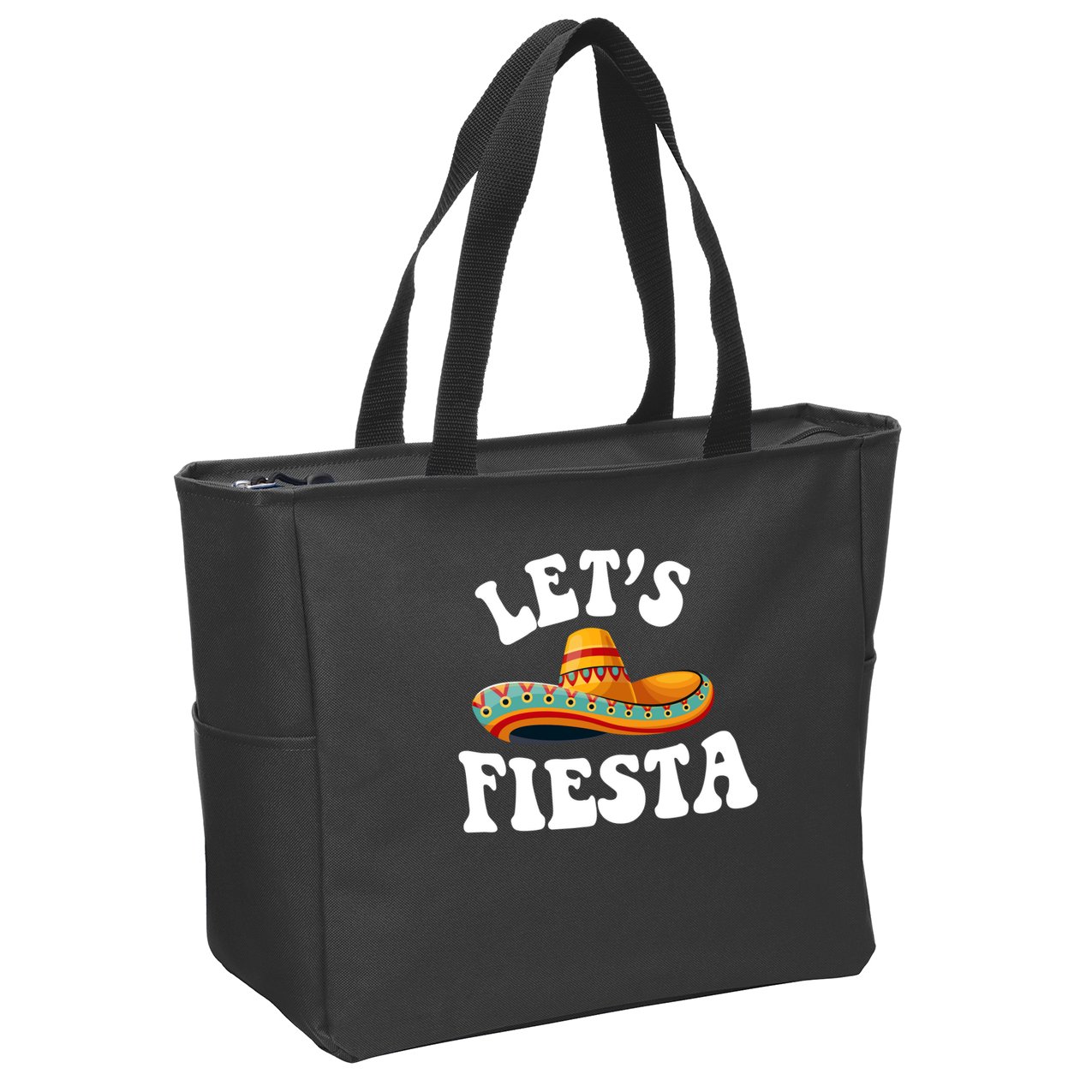 Lets Fiesta Cinco De Mayo Zip Tote Bag