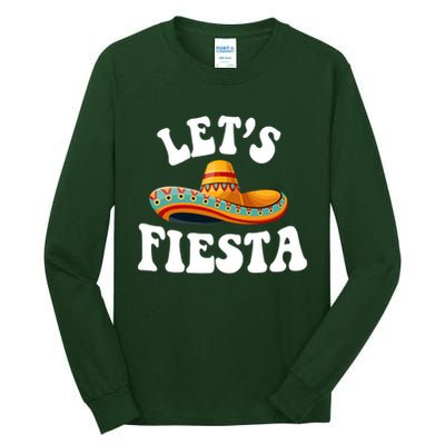 Lets Fiesta Cinco De Mayo Tall Long Sleeve T-Shirt