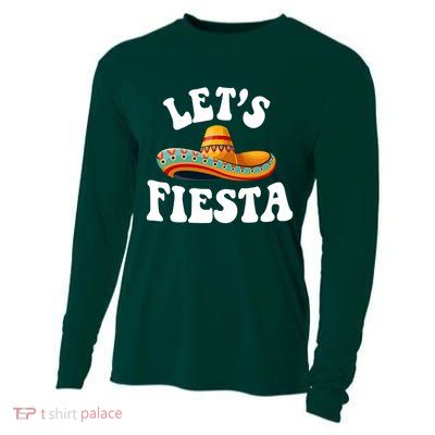 Lets Fiesta Cinco De Mayo Cooling Performance Long Sleeve Crew