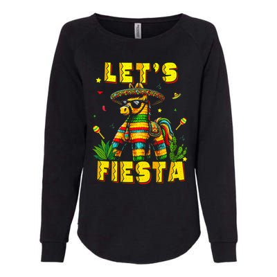 Lets Fiesta Cinco De Mayo Mexican Party Mexico Donkey Pinata Womens California Wash Sweatshirt