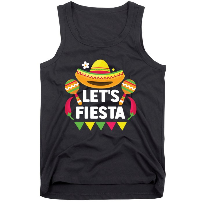 LetS Fiesta Cinco De Mayo Celebration Tank Top