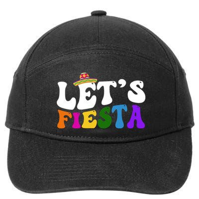 Lets Fiesta Cinco De Mayo 7-Panel Snapback Hat