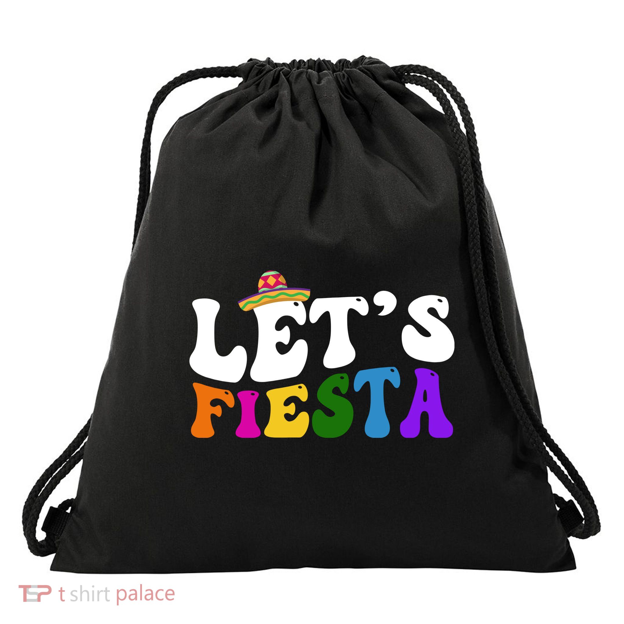 Lets Fiesta Cinco De Mayo Drawstring Bag