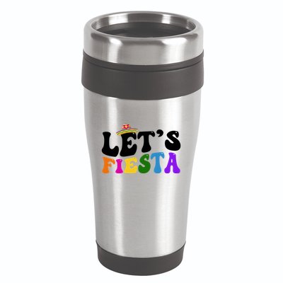 Lets Fiesta Cinco De Mayo 16oz Travel Tumbler
