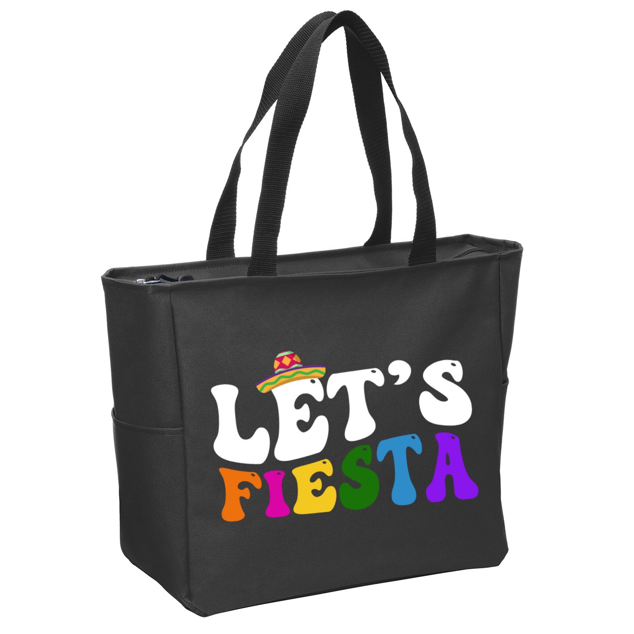 Lets Fiesta Cinco De Mayo Zip Tote Bag