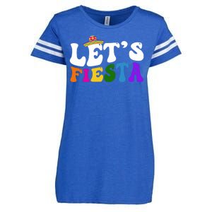 Lets Fiesta Cinco De Mayo Enza Ladies Jersey Football T-Shirt