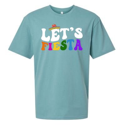 Lets Fiesta Cinco De Mayo Sueded Cloud Jersey T-Shirt