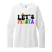 Lets Fiesta Cinco De Mayo Womens CVC Long Sleeve Shirt