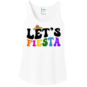 Lets Fiesta Cinco De Mayo Ladies Essential Tank