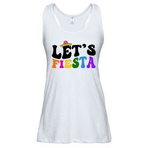 Lets Fiesta Cinco De Mayo Ladies Essential Flowy Tank