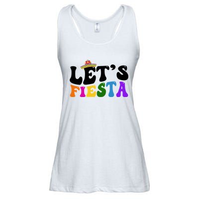 Lets Fiesta Cinco De Mayo Ladies Essential Flowy Tank