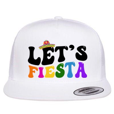 Lets Fiesta Cinco De Mayo Flatbill Hat