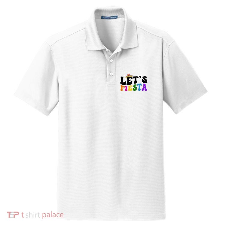 Lets Fiesta Cinco De Mayo Dry Zone Grid Polo