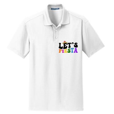 Lets Fiesta Cinco De Mayo Dry Zone Grid Polo