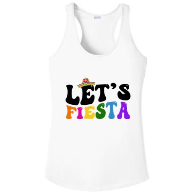 Lets Fiesta Cinco De Mayo Ladies PosiCharge Competitor Racerback Tank