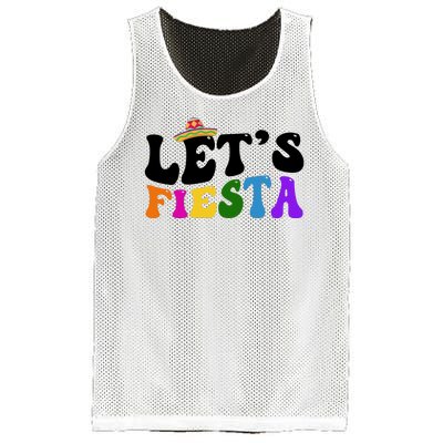 Lets Fiesta Cinco De Mayo Mesh Reversible Basketball Jersey Tank