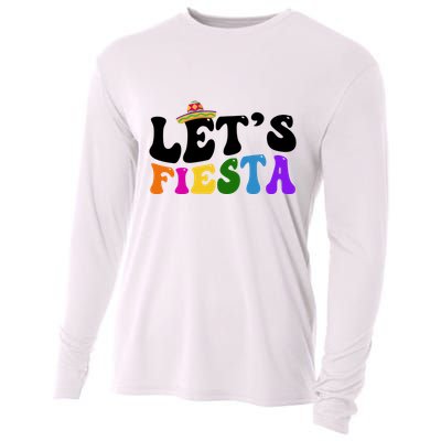 Lets Fiesta Cinco De Mayo Cooling Performance Long Sleeve Crew