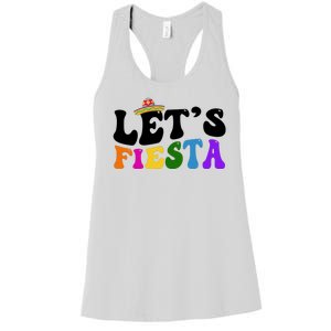 Lets Fiesta Cinco De Mayo Women's Racerback Tank