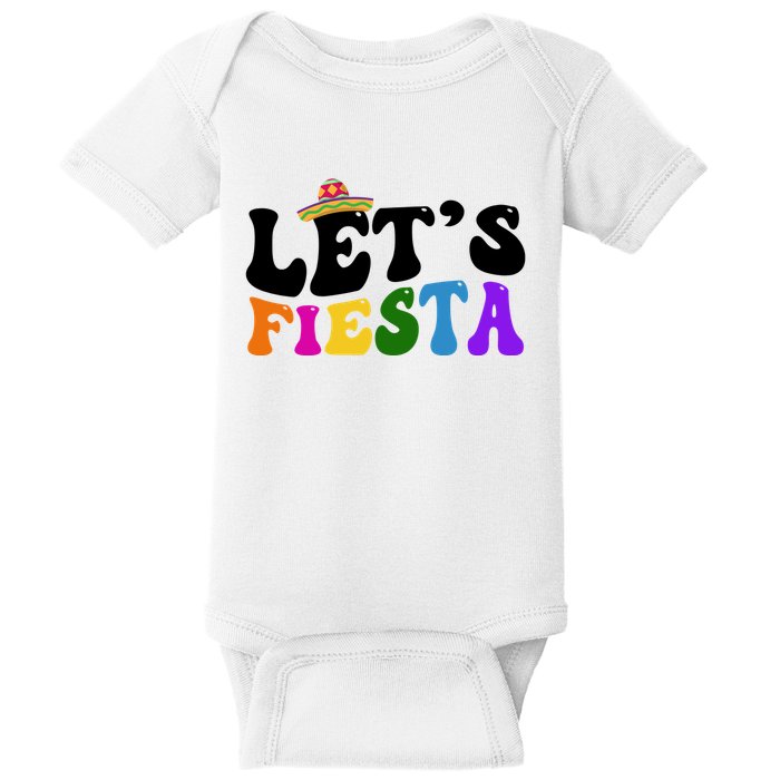 Lets Fiesta Cinco De Mayo Baby Bodysuit
