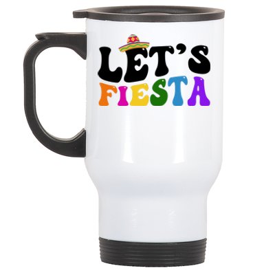 Lets Fiesta Cinco De Mayo Stainless Steel Travel Mug