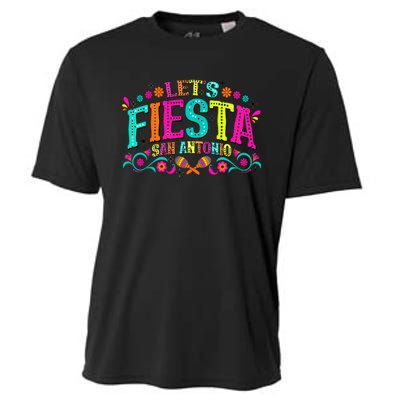 LetS Fiesta Cinco De Mayo Cooling Performance Crew T-Shirt