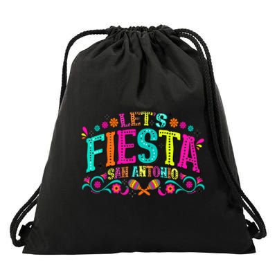 LetS Fiesta Cinco De Mayo Drawstring Bag