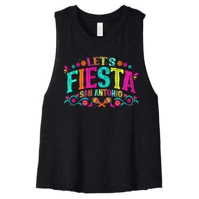 LetS Fiesta Cinco De Mayo Women's Racerback Cropped Tank