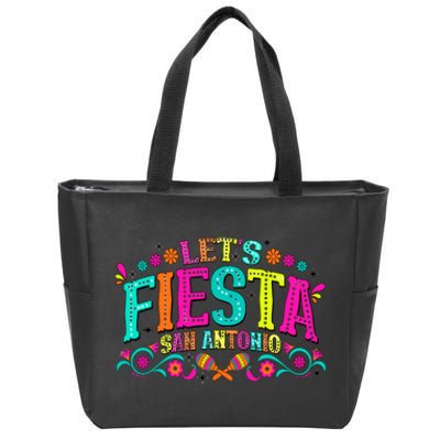 LetS Fiesta Cinco De Mayo Zip Tote Bag