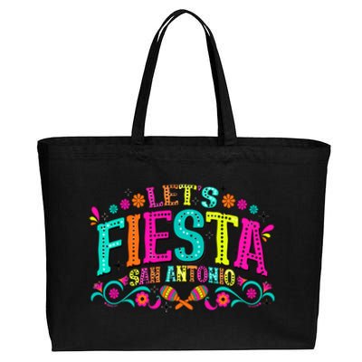 LetS Fiesta Cinco De Mayo Cotton Canvas Jumbo Tote