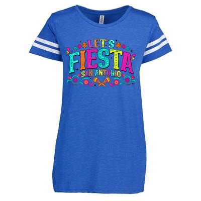 LetS Fiesta Cinco De Mayo Enza Ladies Jersey Football T-Shirt