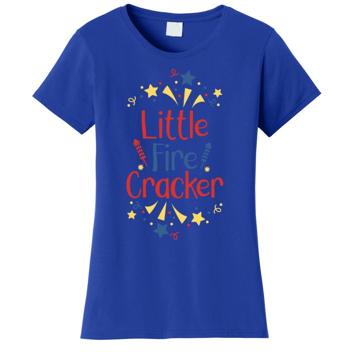 Little Fire Cracker Firecracker Patriotic 4th Of July Funny Gift Women's T-Shirt