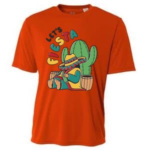 Let's Fiesta Cinco De Mayo Cooling Performance Crew T-Shirt