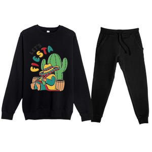 Let's Fiesta Cinco De Mayo Premium Crewneck Sweatsuit Set